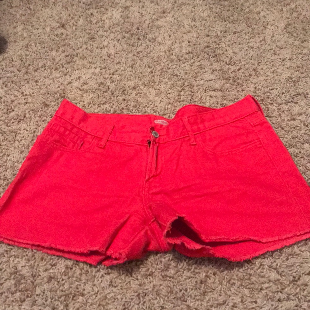 Red old navy shorts